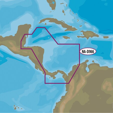 C-Map 4D NA-D966 - Belize to Panama Local NA-D966